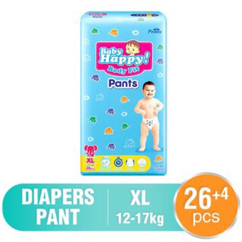 PAMPERS BABY HAPPY UKURAN XL