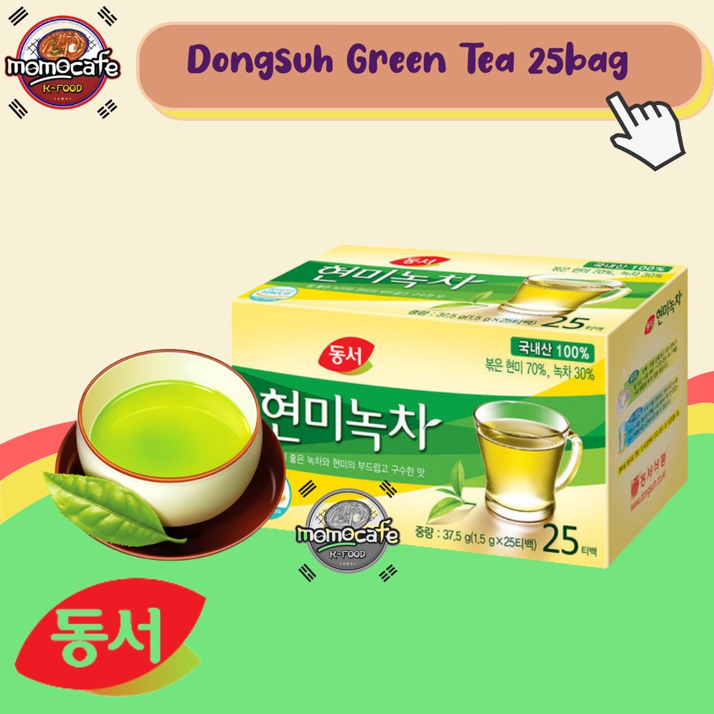 

Dongsuh Green Tea 25 Tea Bags - Teh Hijau Korea