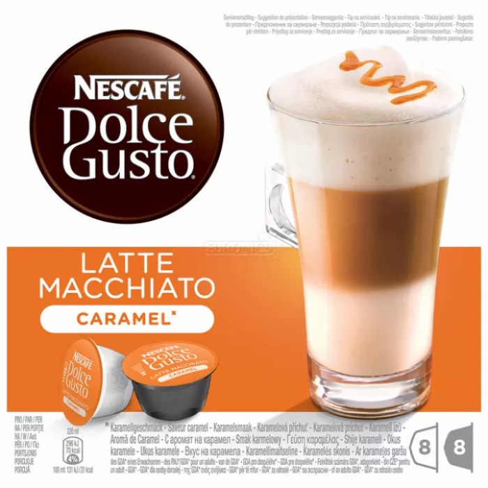 

Kopi - Nescafe Dolce Gusto Latte Macchiato Caramel Import