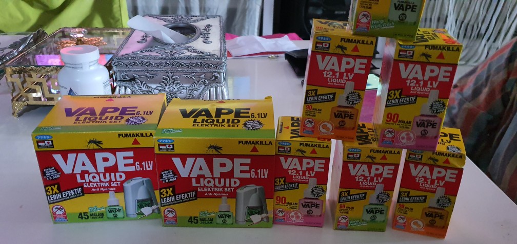 Obat Nyamuk Vape Liquid Refill 90 Malam Fruity Fresh - Anti Nyamuk Vape