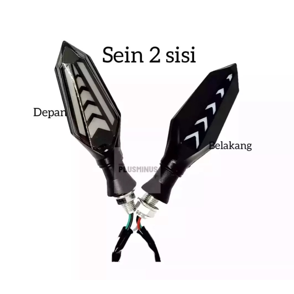 LAMPU SEN RUNING LED PANAH 2 SISI PANAH SENJA SEN merah KUNING CBR/VARIO/VIXION/R15/NINJA