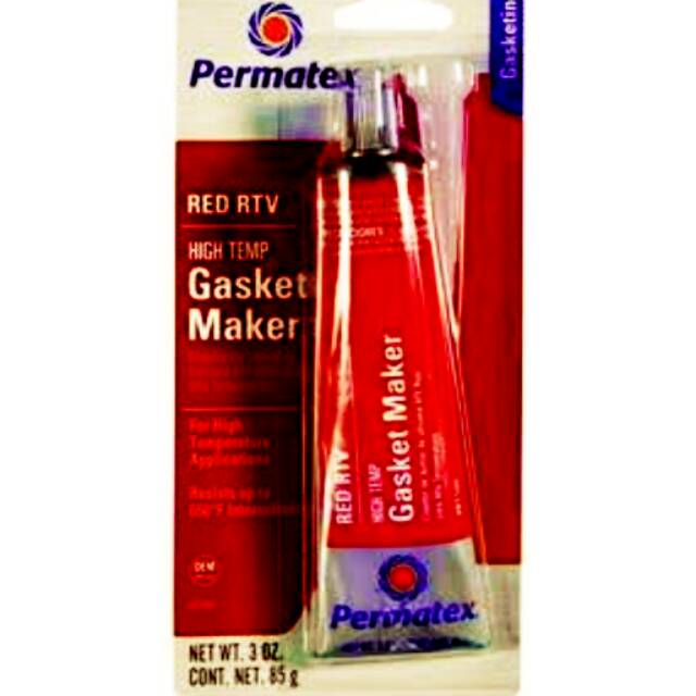 Jual PERMATEX High Temp Red RTV Silicone Gasket Maker 85g Shopee