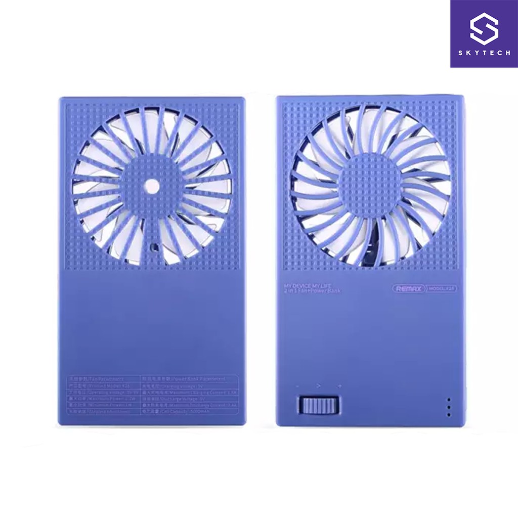 POWERBANK 2in1 With Fan Blue / F28BL