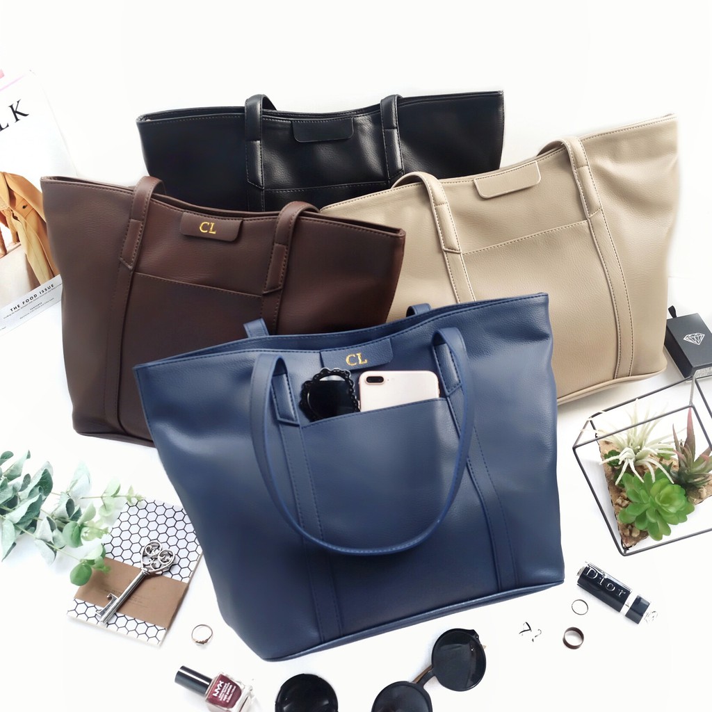 Nonataliashop - Lovie Basic Handbag (Free Inisial 2 Huruf)