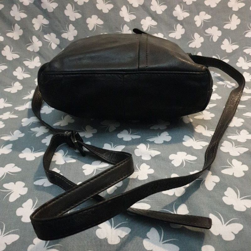 TAS KULIT CLAUDIO FERRICI PRELOVED ORIGINAL