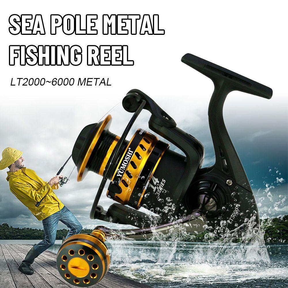 Preva Spinning Wheel Metal Fishing Gear LT2000 Series Gulungan Pancing