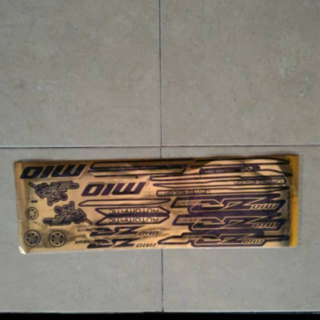 [COD]Striping sticker stiker variasi mio zr gold kwalitas terbaik