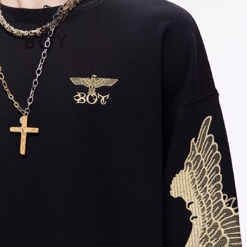 BOY19 SWEATER BOY LONDON PRIA WANITA ASIA EROPA WINGS BORDIR