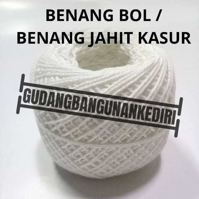 Benang bol / benang jahit kasur / benang tukang / benang putih