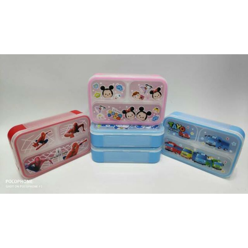 TEMPAT MAKAN YOYE MINI/ BEKAL ANAK/ LUNCH BOX/  KARAKTER ANAK