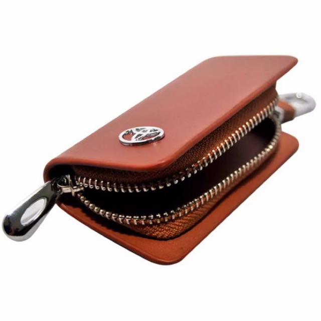 DOMPET STNK Mobil Toyota Coklat Gantungan KUNCI Logo Toyota Elegan Premium Bestseller Keren