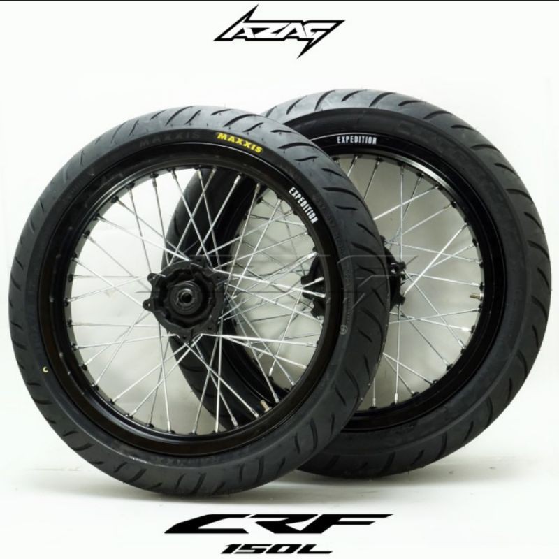 BAN SET SUPERMOTO HONDA CRF 150L FULL EXPEDITION BAN MAXXIS EXTRAMAXX TUBELESS