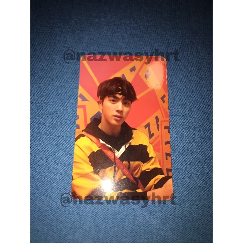photocard pc seokjin jin pizza [love yourself her e]