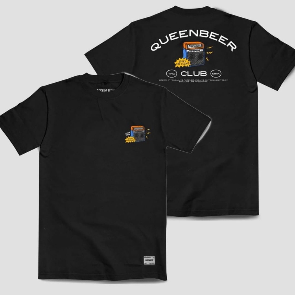 Kaos Distro QueenBeer Pria Dan Wanita Terbaru Terbaik Terkeren Terlaris