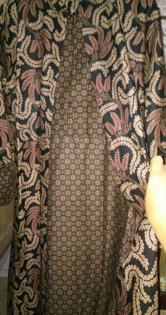 Gamis Cardy Batik - Gamis Sogan