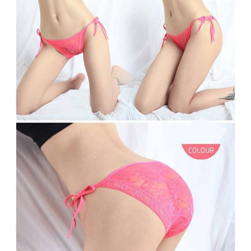 Desecrettz Panties #002 Celana Dalam Wanita Dewasa Model Sexy G String With Open Crotch, CD Wanita