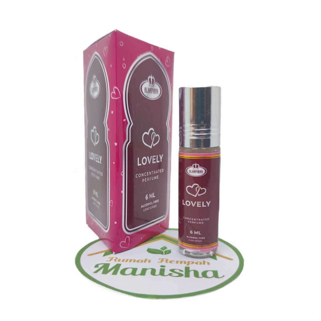 Parfum Non Alkohol Al Hambra Royal Series BPOM Wangi Tahan Lama 6ml / Concentrated Perfume Alcohol Free Al Hambra / Al-Hambra Minyak Wangi