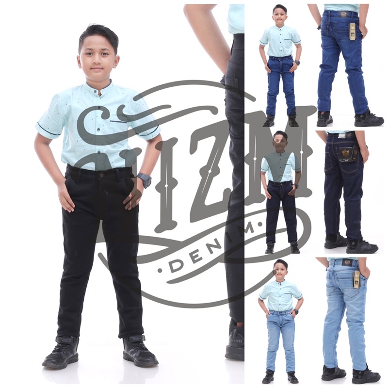 NIZMDENIM CELANA JEANS ANAK LAKI - LAKI USIA 1-15 TAHUN TERBARU TERLARIS MURAH