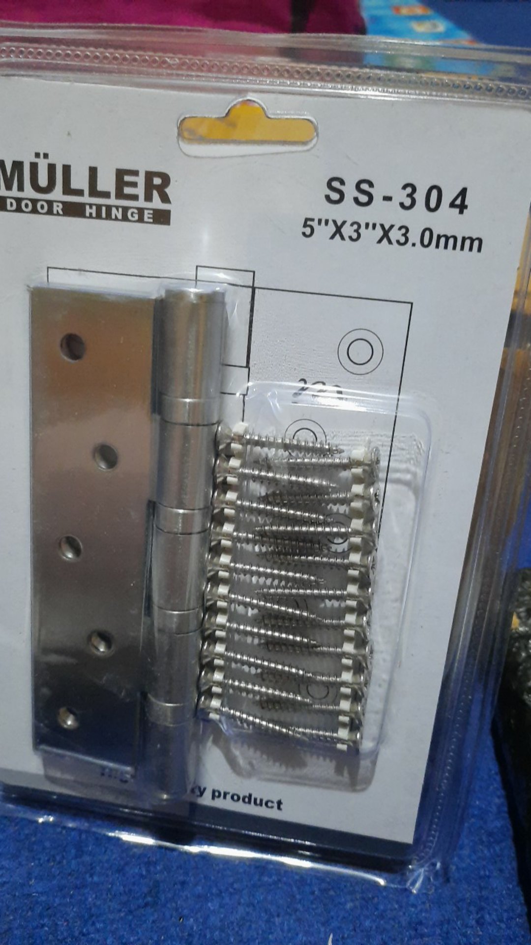 Engsel Pintu / Engsel Jendela 5 Inch / 5 Stainless Steel Ss-304 ( Sus 304 ) Muller