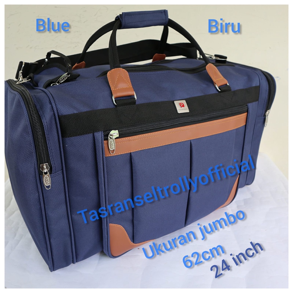 Tas Pakaian Travel Bag Polo Interclub 62cmx30x36cm ukuran Jumbo 100%original