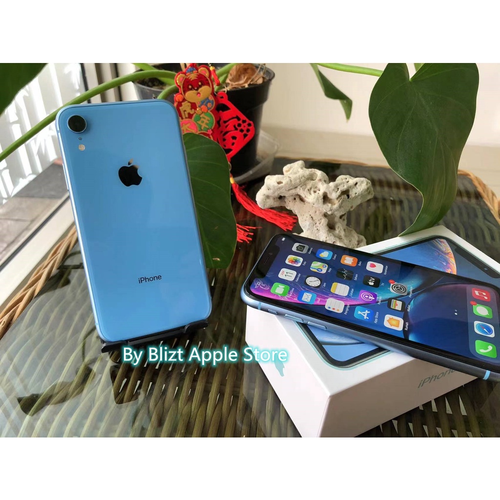 iPhone XR 64GB All Sim Silent Fullset Original Second Mulus100% 3utools All Green (Garansi 1 Tahun)