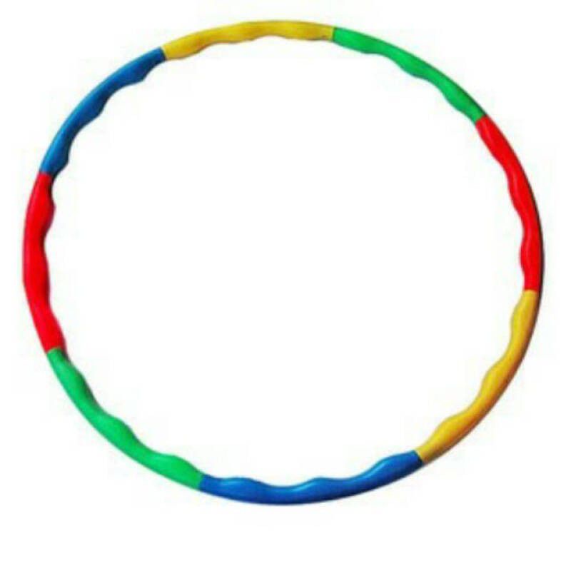 HULAHOP HULA HOOP UNTUK PENGECIL PERUT DAN PERMAINAN ANAK HULA HOOP PLASTIK