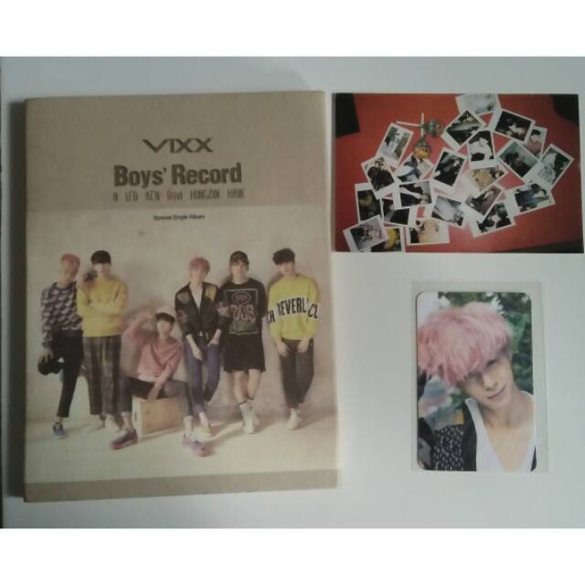 VIXX Boys Record Album