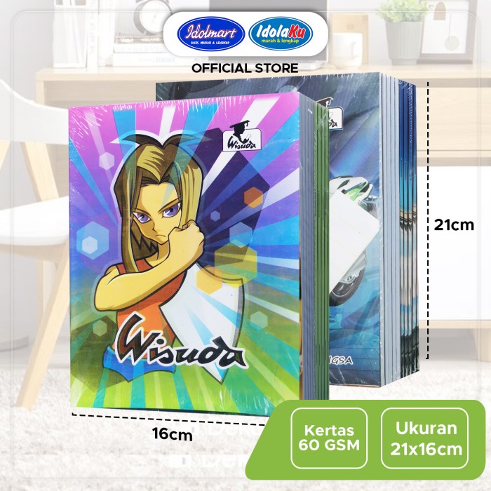

Segera Miliki Idolmart Buku Tulis Wisuda Isi 38 Lembar - 1 Pak Isi 10 Buku Berkualitas