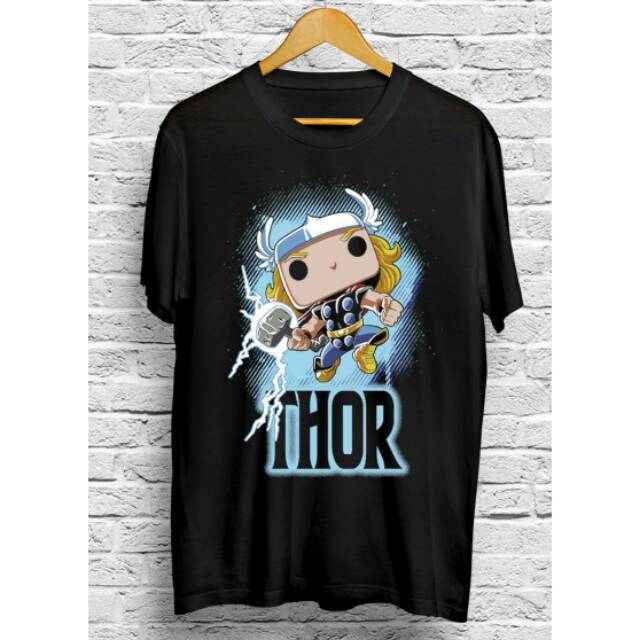 Kaos Pria Dewasa Superhero Thor S - XXL