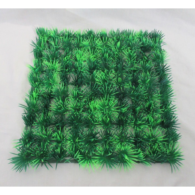 Rumput Hias Taman Aquarium Sintetis Size 24,5 x 24,5 cm/Rumput Hias Plastik/Rumput Hias Taman