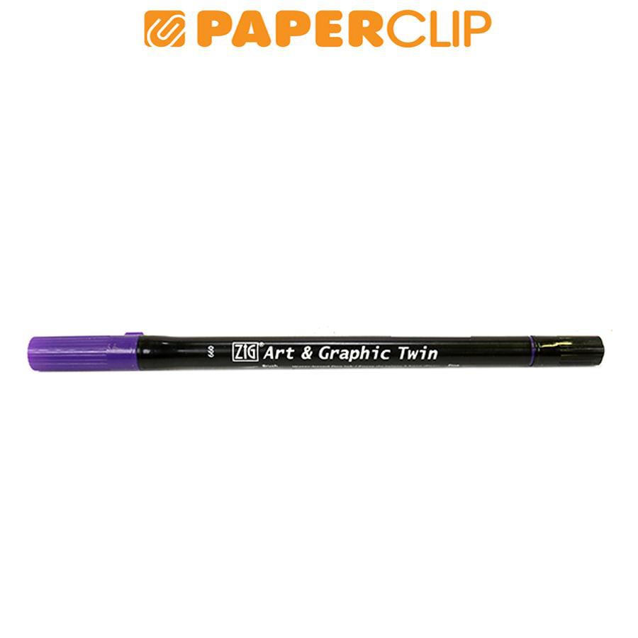 

PEN BRUSH ZIG KURETAKE TUT-80 ART & GRAPHIC TWIN 660 DEEP VIOLET