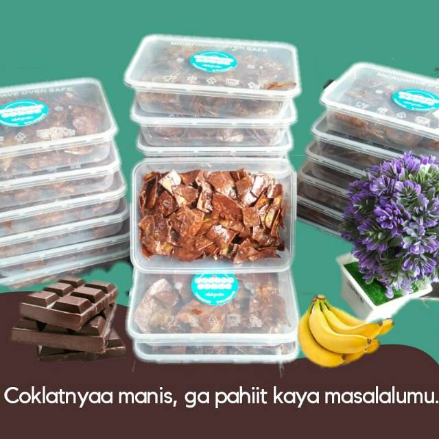 Kripik Pisang Lumer Coklat