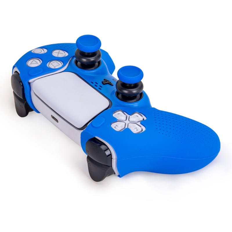 Btsg Controller Silikon Untuk Case Skin Set Dengan Anti-Slip 2xThumb Grip Cap Gamepad Strip Hias Untuk Dekorasi Kerang