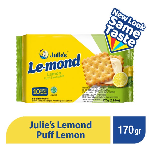 

Julie's Le-Mond Puff Lemon 170g - BARU