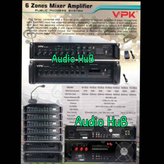 AMPLIFIER VPK PAS 1000 USE AMPLI VPK PAS1000USE VPK PAS 1000USE ORI