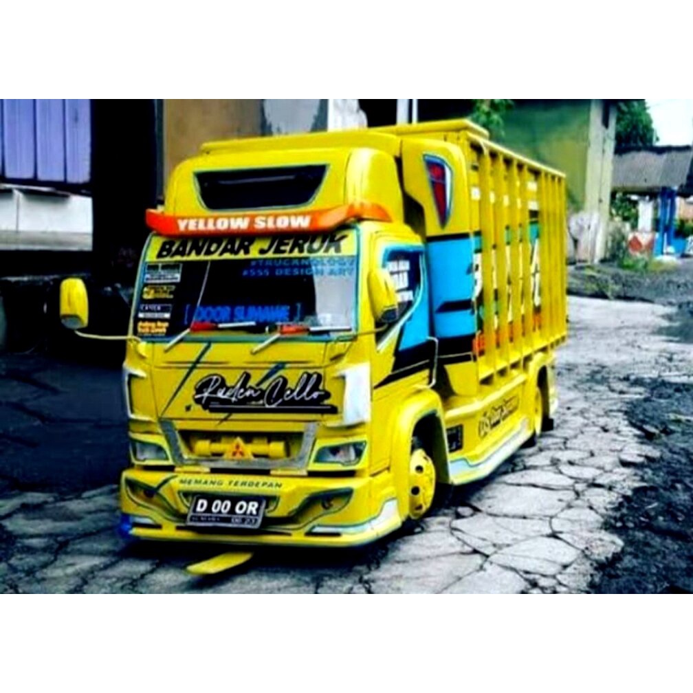 Cod Miniatur Trek oleng#Miniatur trek#trek oleng#Miniatur truk oleng kayu Lampu#mobil oleng miniatur