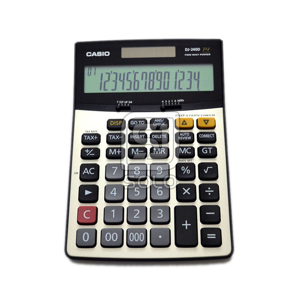 

Kalkulator Casio Practical Calculator DJ-240D original