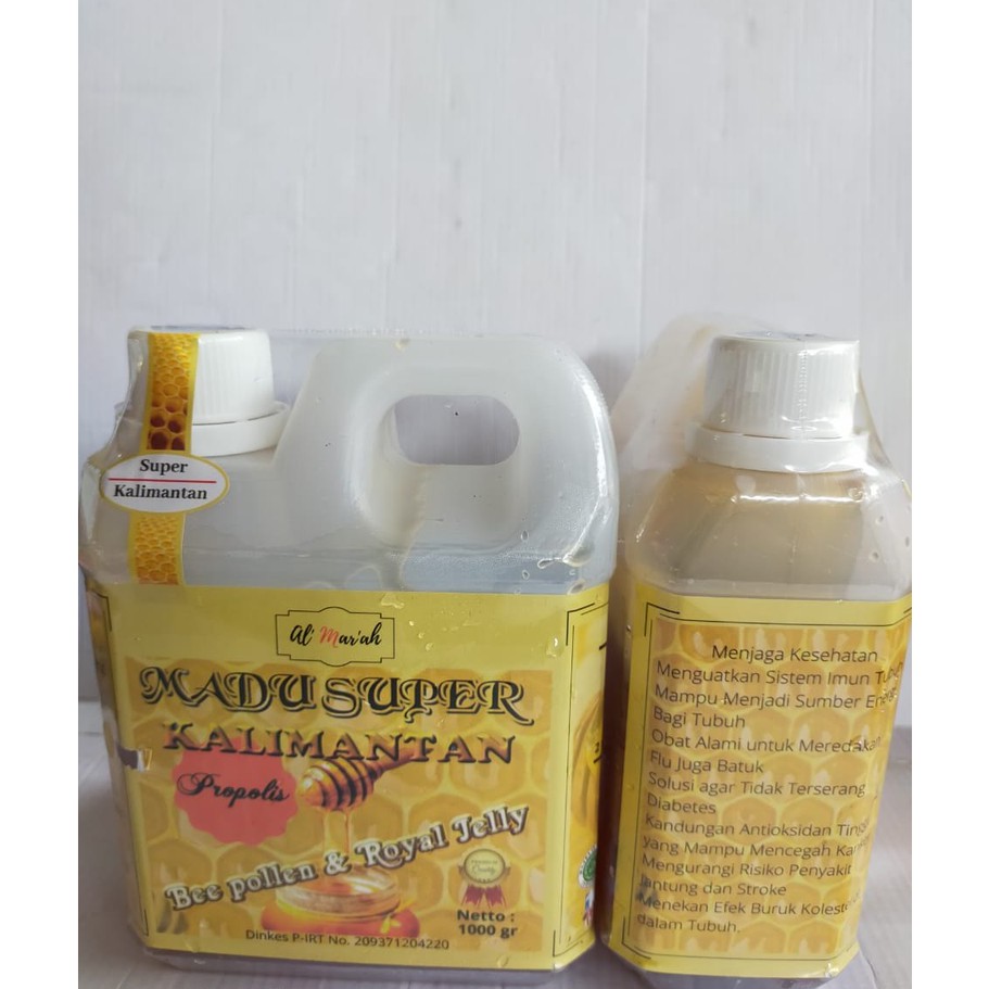 

Madu Super Kalimantan 1Kg Bee Poolis dan Royal Jelly