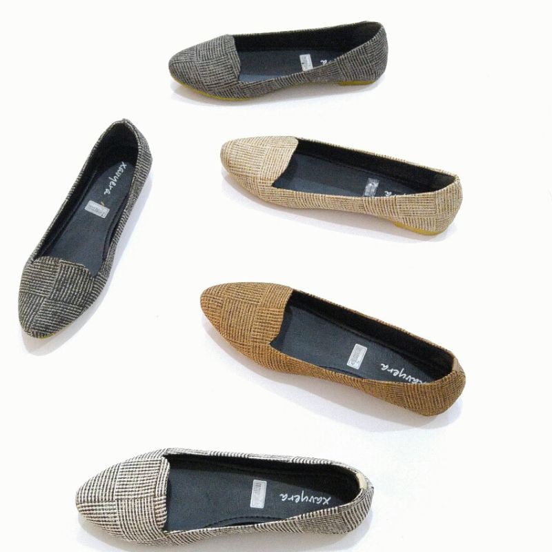 BORNEO BB01 SEPATU FLATSHOES BAHAN KANVAS