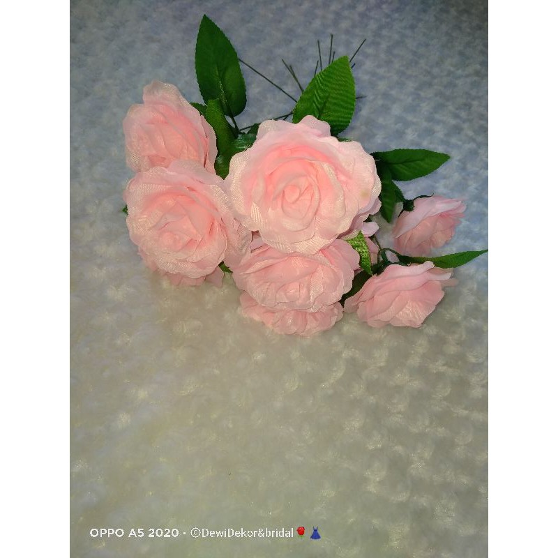 bunga mawar artificial bunga plastik mawar jumbo