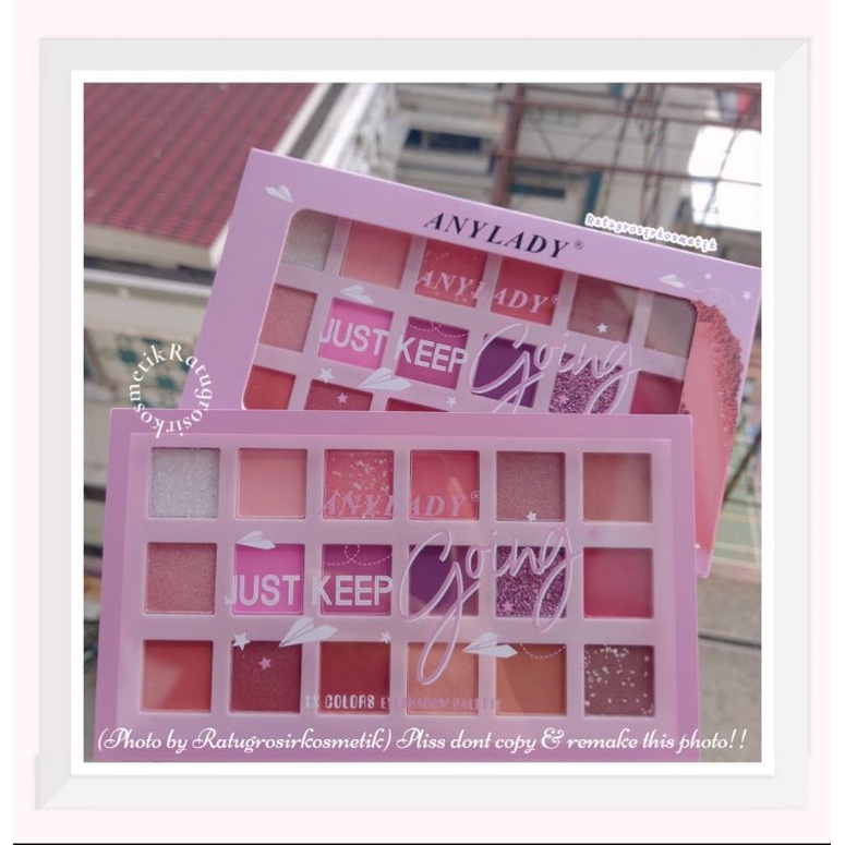 PROMO!!!EYESHADOW ANYLADY PALETTE TROPICAL NO.781/JUST KEEP GOING NO.781B