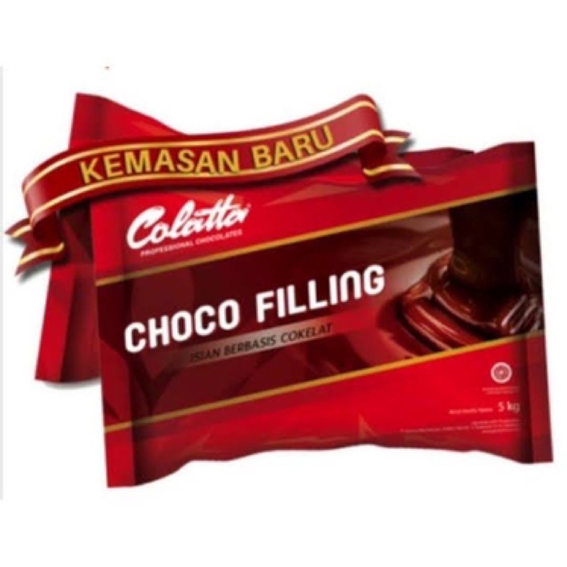 

colatta chocofilling 5kg filling coklat selai chocolate