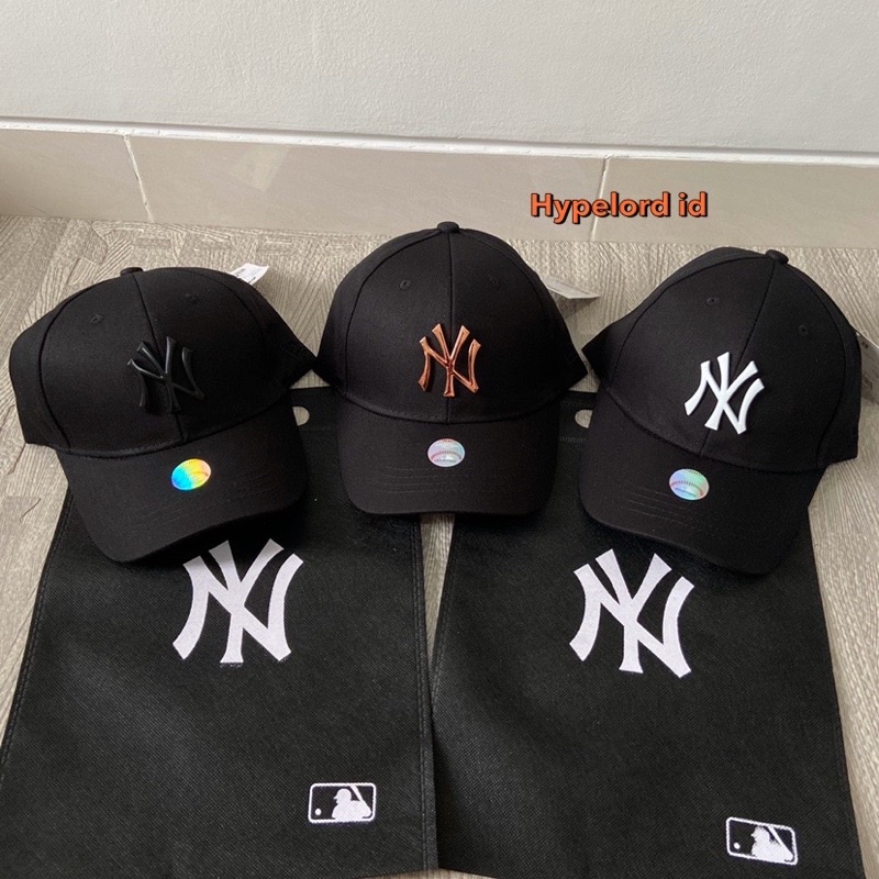 Topi Ny Newyork Cap Logo Plat Metal