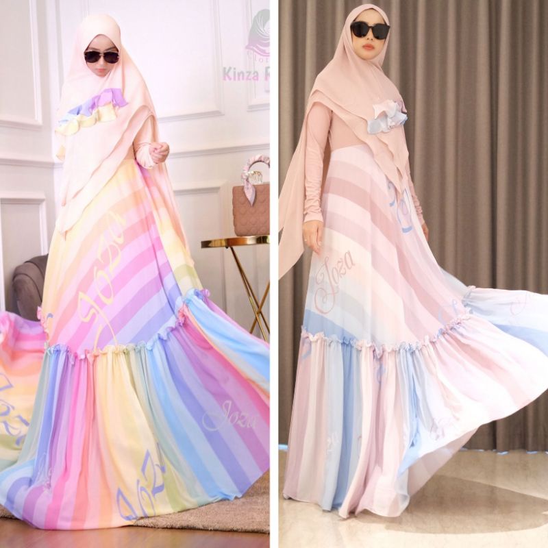 KINZA RAINBOW PASTEL by Joza Arina