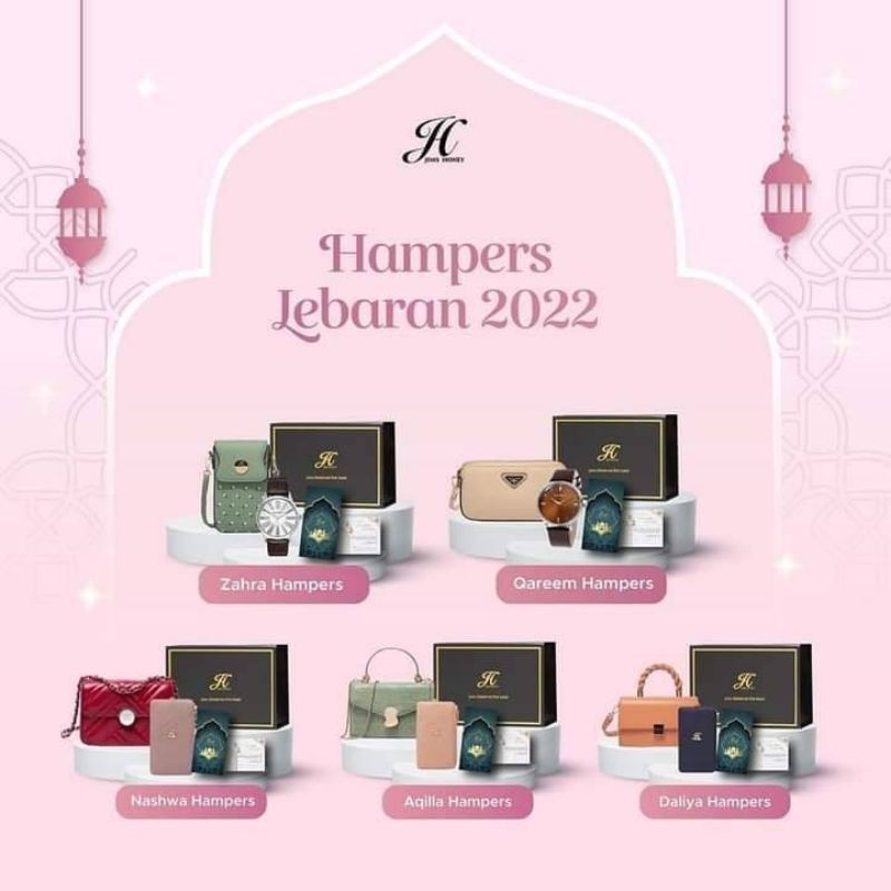 

HAMPERS LEBARAN AQILA NASHWA DALIYA ZAHRA QAREEM BY JIMS HONEY LANGSUNG CHECKOUT