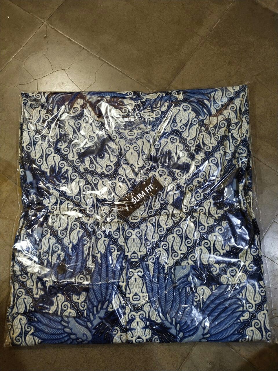 Baju Batik Pria Slimfit Modern Lengan Panjang Sy4 B1 High Quality