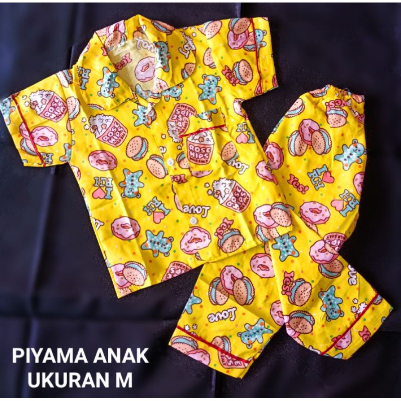 one set BAJU TIDUR/PIYAMA ANAK USIA 1-5THN