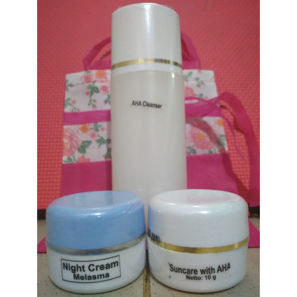 CREAM FARMA MELASMA ORIGINAL - FARMA FLEK - BEKAS JERAWAT TANPA TAS