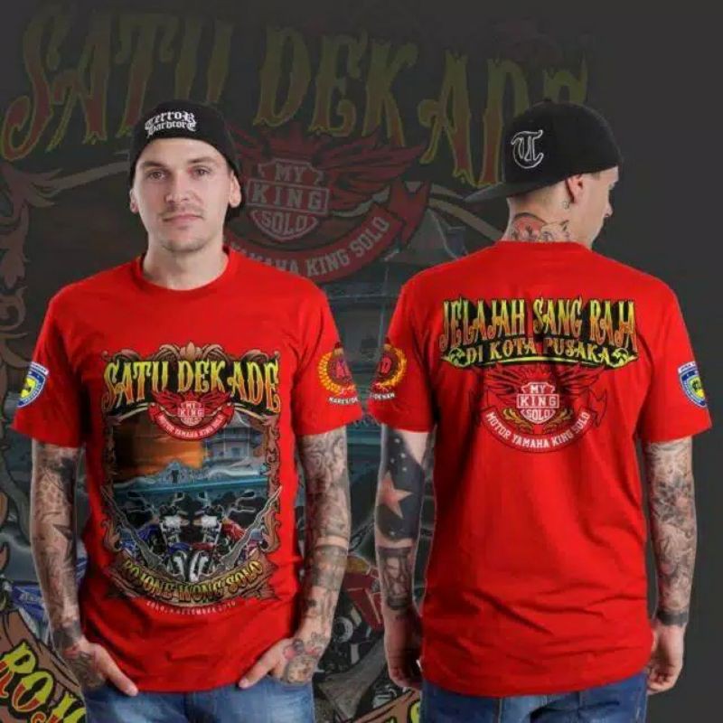 Kaos Resmi RX King 1 Dekade MY KING SOLO