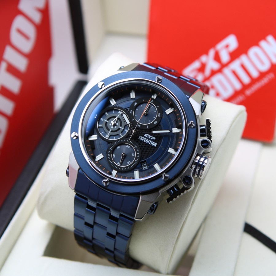 JAM TANGAN PRIA EXPEDITION E 6748 RANTAI ORIGINAL GARANSI RESMI 1 TAHUN